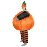 Adult Child's Inflatable Pumpkin Halloween Cosplay Costume - INSWEAR